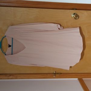 Light pink 3/4 sleeve dress shirt